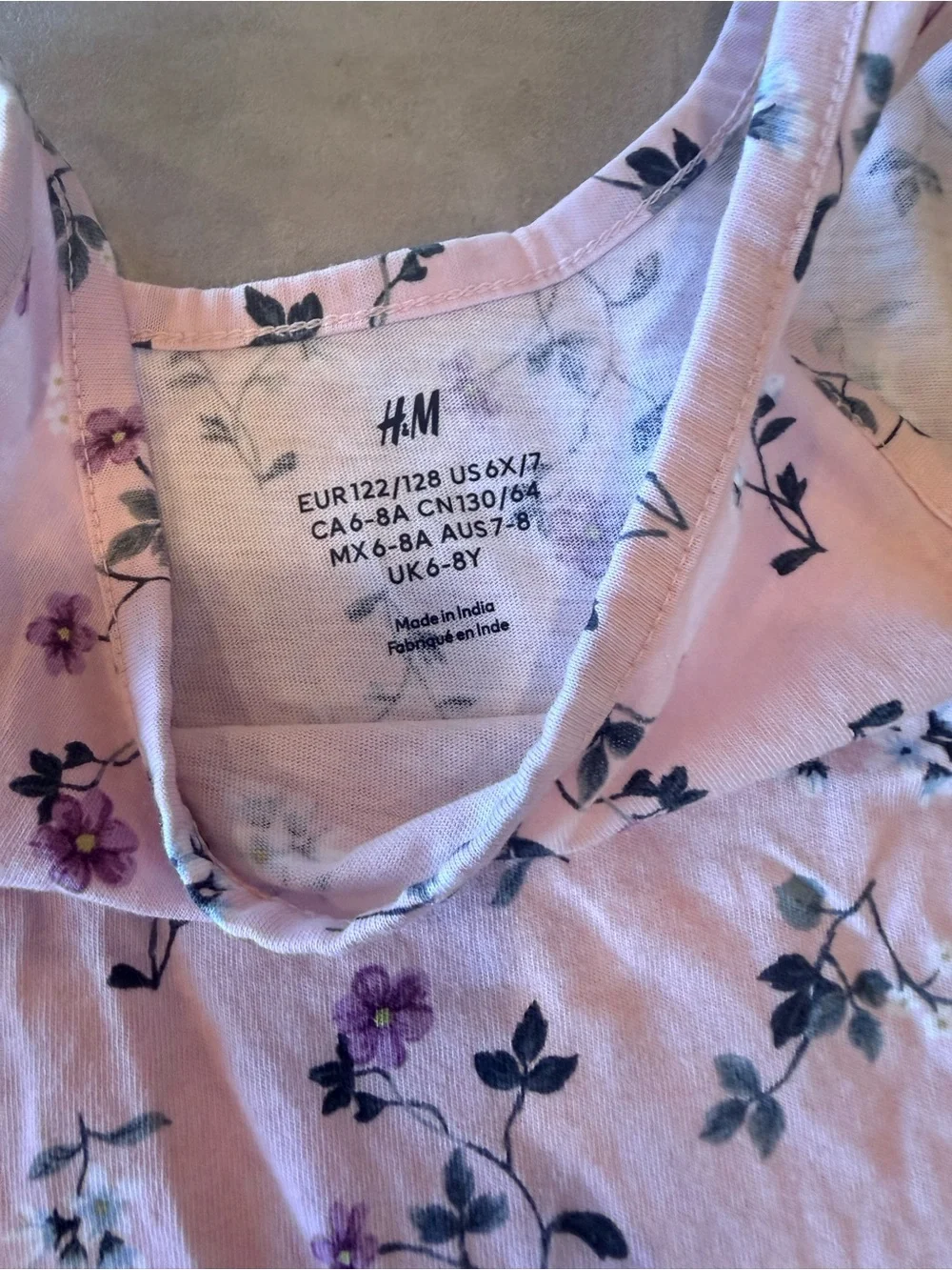 H&M girl’s Mixed-Print dresses — Black, Pink, Yellow, Blue